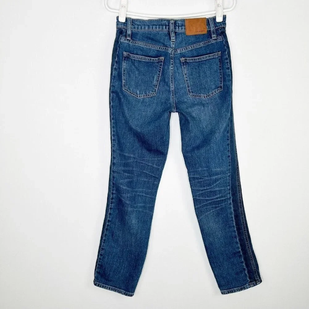 J Crew Vintage Straight‎ Jeans Womens Size 26 Two Tone